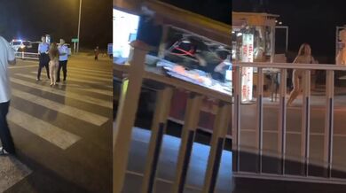 快手网红吴媛媛_吸毒后在大街上一丝不挂的裸奔_到派出所仍不收敛！